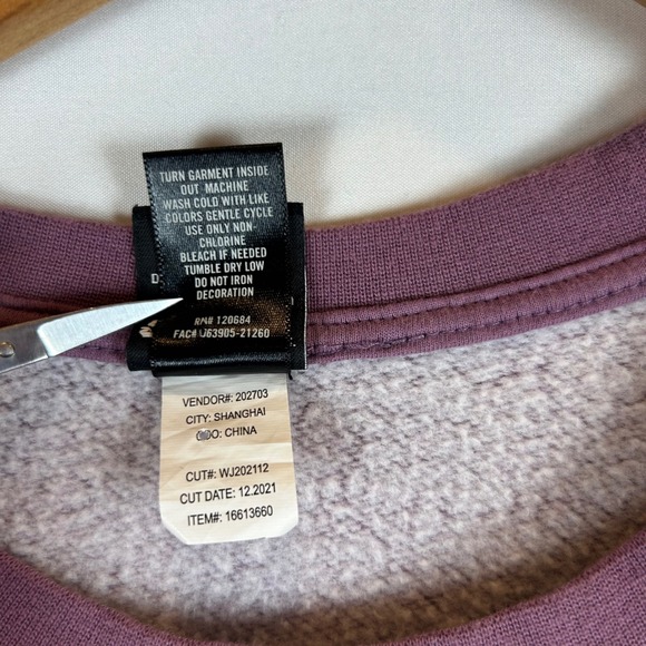 Disney Our Universe The Muses Sweatshirt Purple Graphic Print Crewneck Size M - Picture 5 of 10